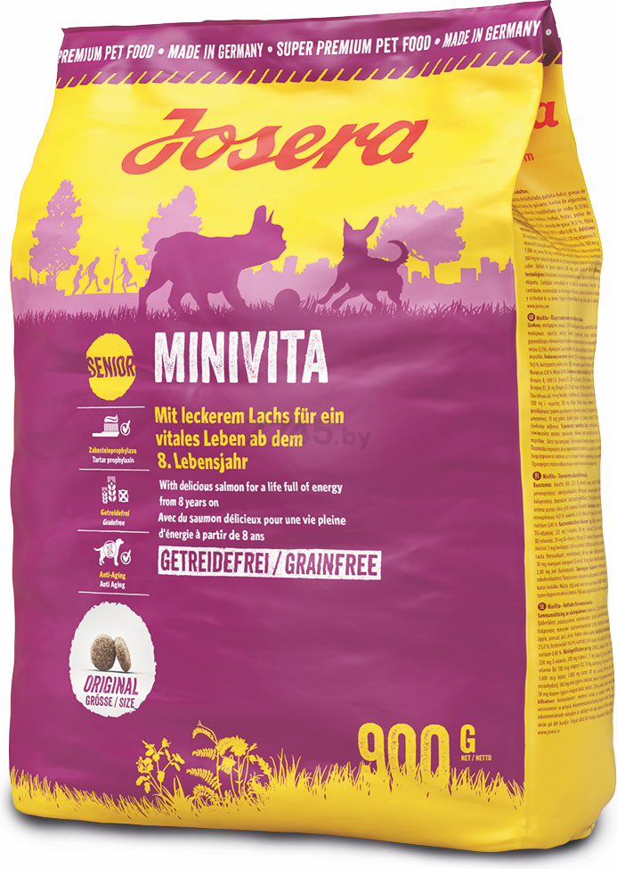 Сухой корм для собак беззерновой JOSERA MiniVita 0,9 кг (4032254745181)