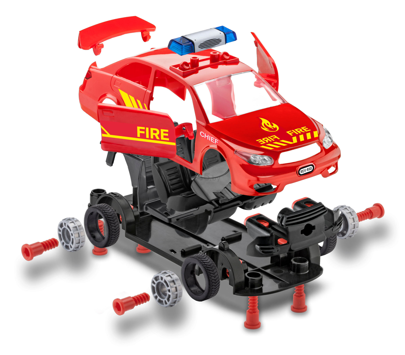 Сборная модель REVELL Легковая пожарная машина 1:20 4+ (810) - Фото 5
