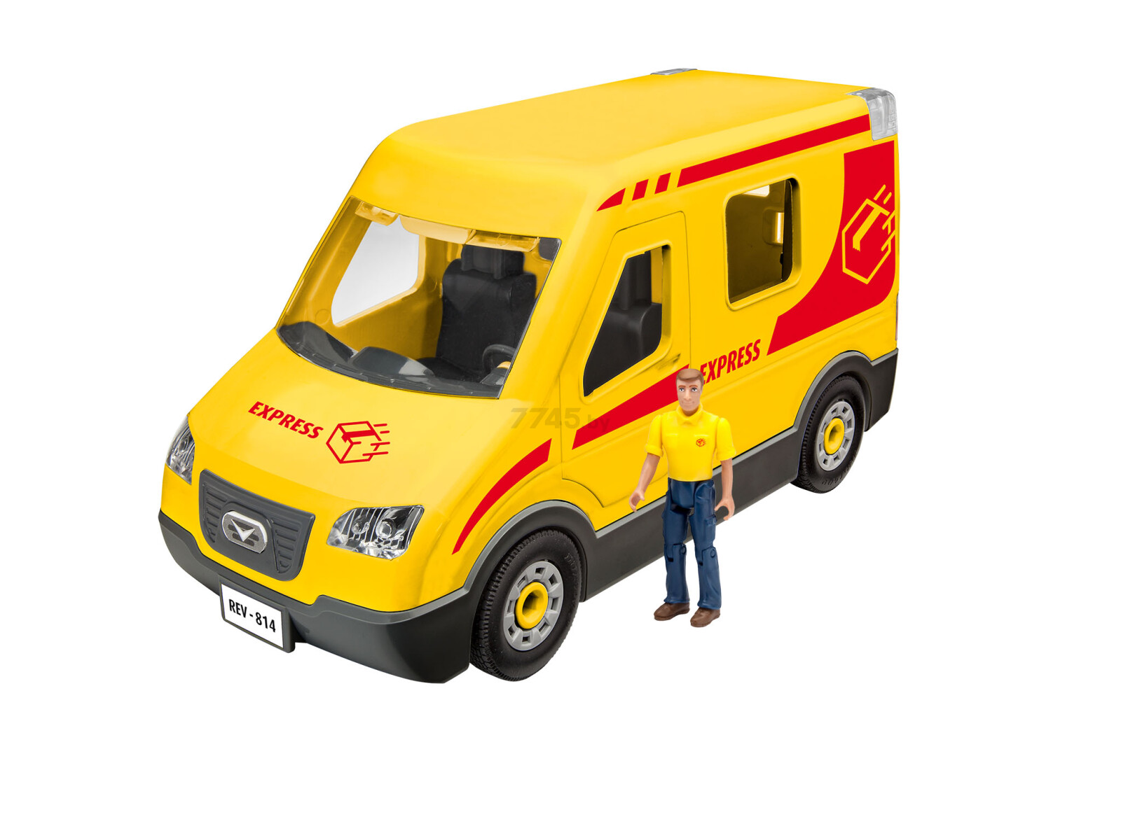 Сборная модель REVELL Фургон службы доставки с фигуркой 1:20 4+ (814) - Фото 3
