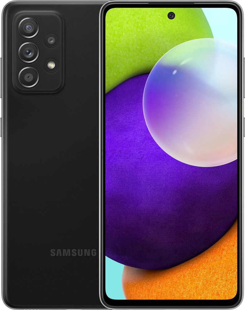 Смартфон SAMSUNG Galaxy A52 128GB Black (SM-A525FZKDSER)