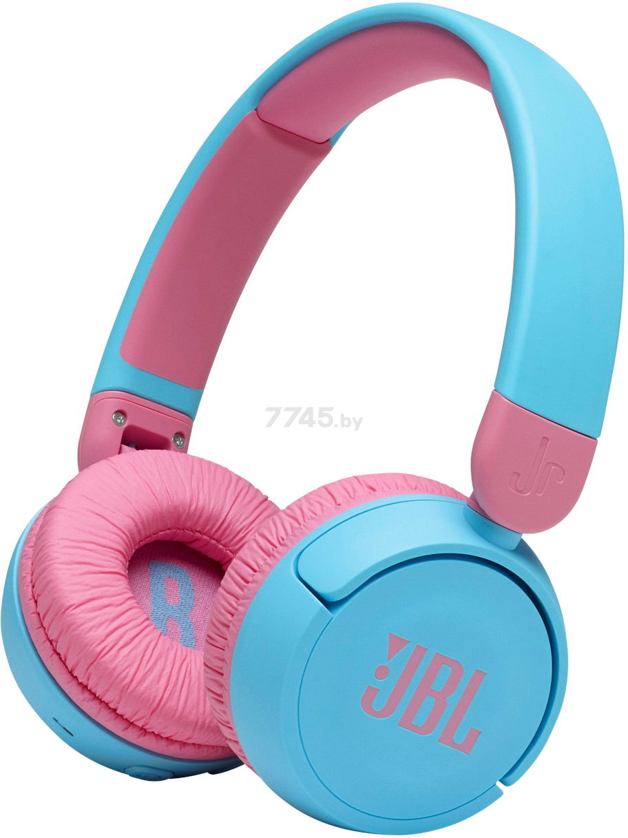 Наушники-гарнитура беспроводные JBL JR310BT (голубой, розовый)