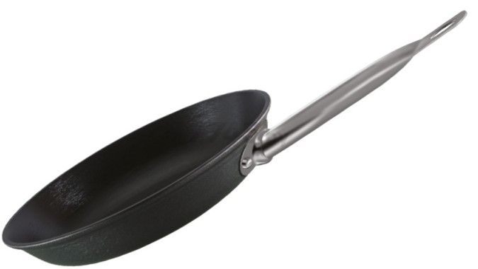 Сковорода чугунная 30 см LARA Black LR01-83 (28912) - Фото 2