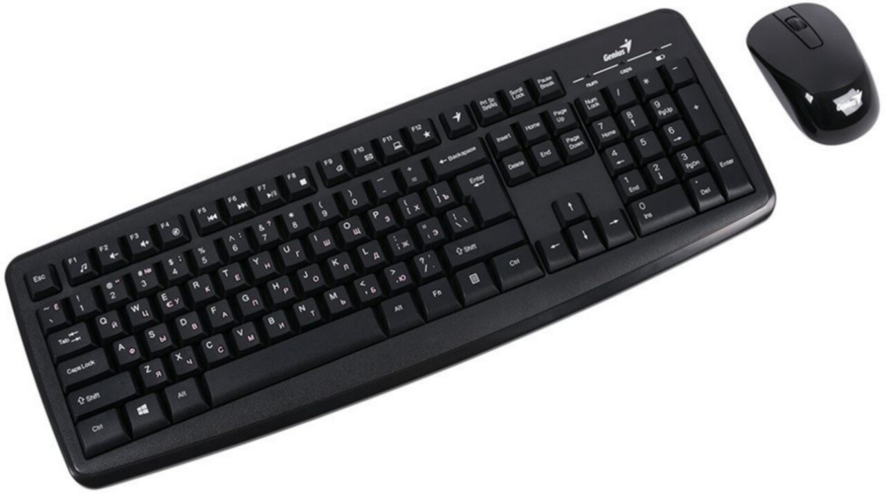 Комплект беспроводной клавиатура и мышь GENIUS Smart KM-8100 (31340004402) - Фото 2
