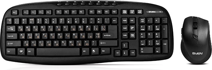 Комплект беспроводной клавиатура и мышь SVEN KB-C3600W