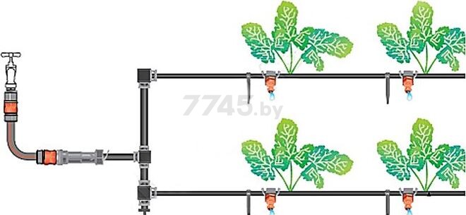 Система автоматического капельного полива GARDENA Для горшечных растений (01407-20) - Фото 9
