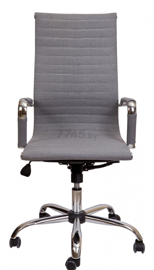 Кресло компьютерное AKSHOME Elegance серый текстиль (46309) - Фото 2