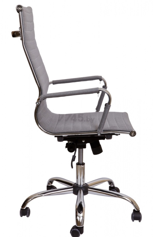 Кресло компьютерное AKSHOME Elegance серый текстиль (46309) - Фото 3