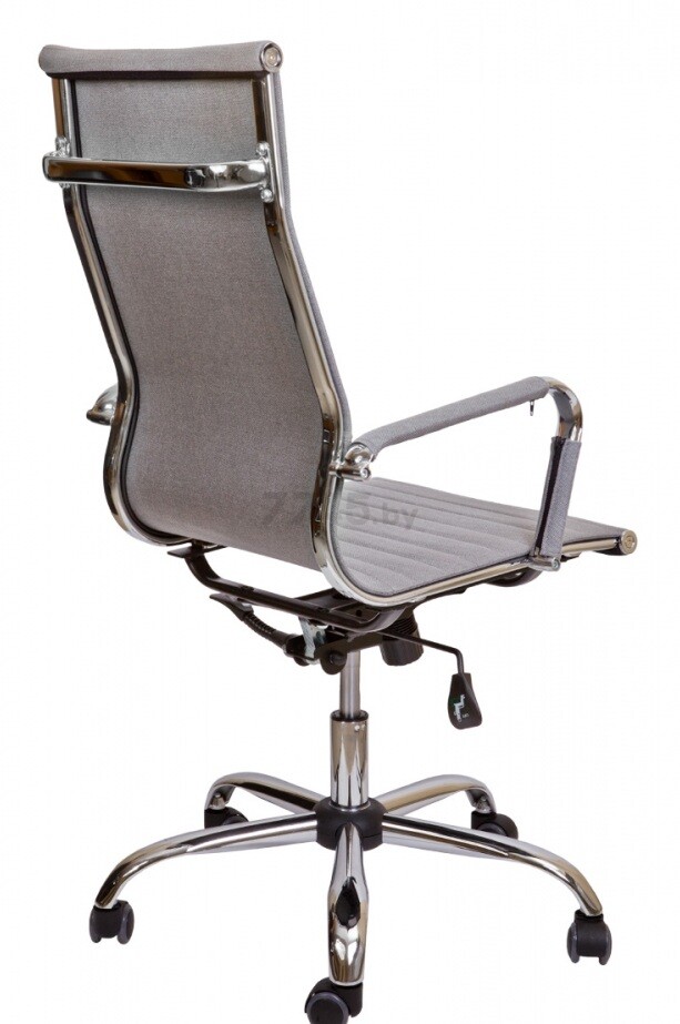 Кресло компьютерное AKSHOME Elegance серый текстиль (46309) - Фото 4
