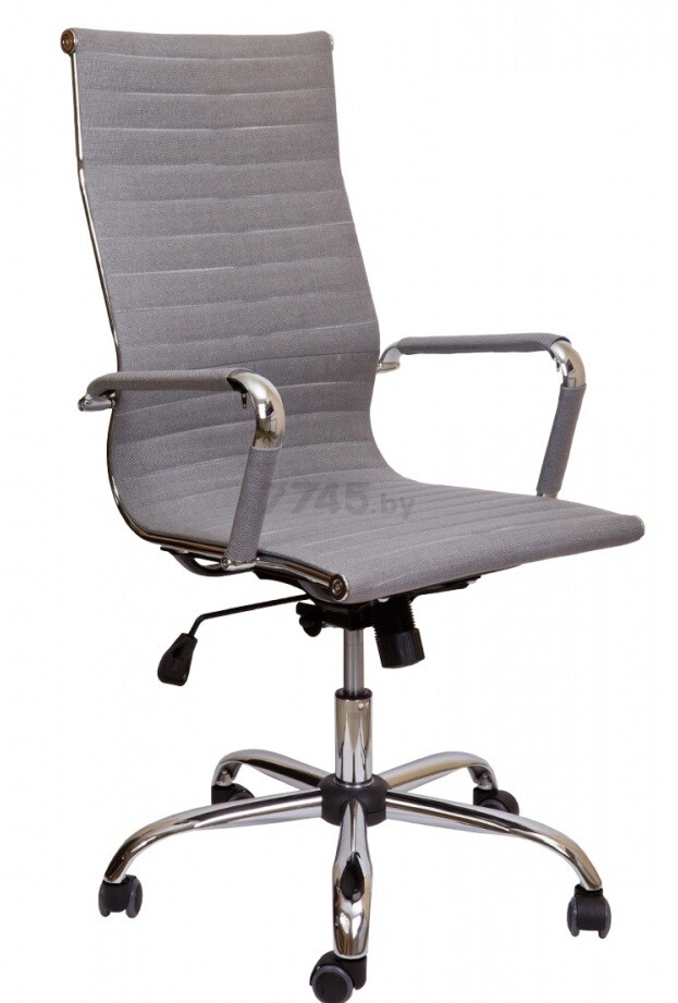 Кресло компьютерное AKSHOME Elegance серый текстиль (46309)