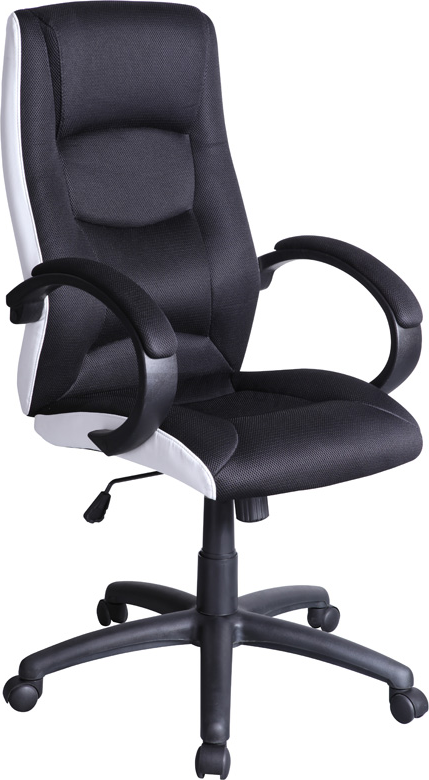 Кресло компьютерное SIGNAL Q-041 черно-белый (OBRQ041)