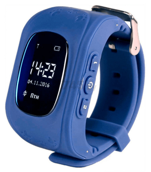 Умные часы детские WONLEX Q50 темно-синий - Фото 4