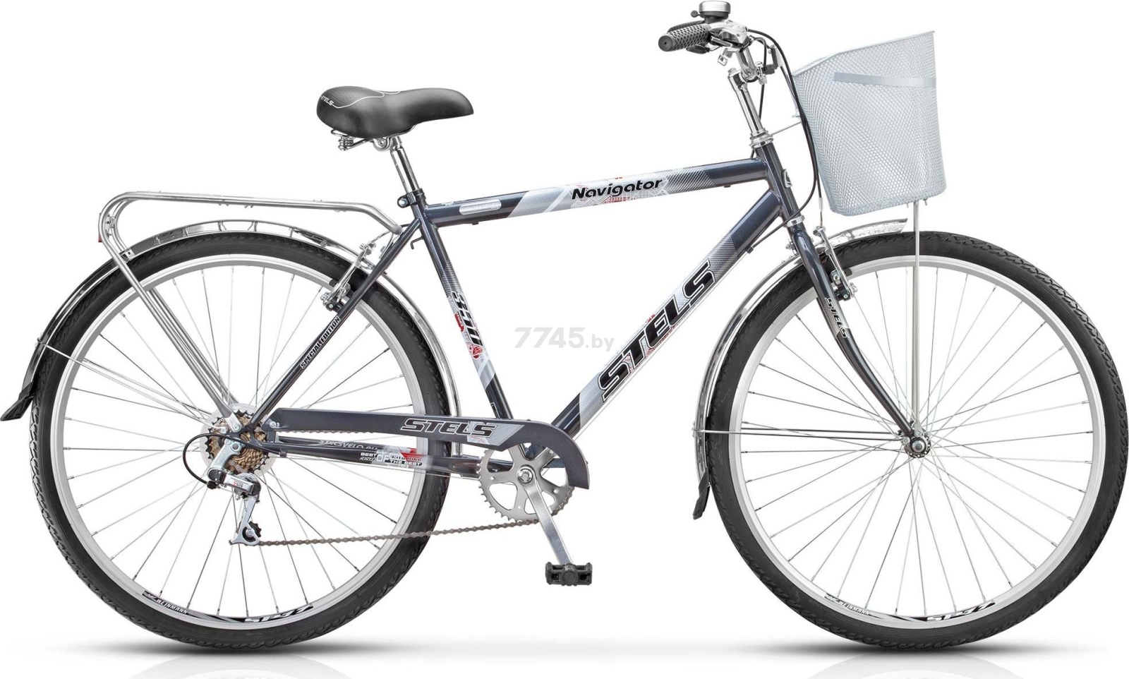 Велосипед городской STELS Navigator 350 Gent Z010 28" серый (LU084719)