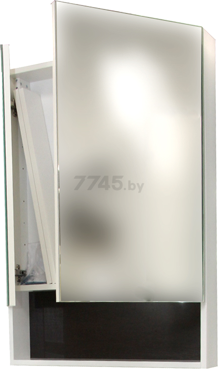 Шкаф с зеркалом для ванной АВН Латтэ Wenge 60 (41.13) - Фото 3