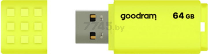 USB-флешка 64 Гб GOODRAM UME2 Yellow (UME2-0640Y0R11) - Фото 3