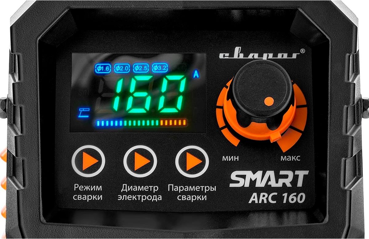 Инвертор сварочный СВАРОГ Arc 160 Real smart Z28103 (97992) - Фото 3