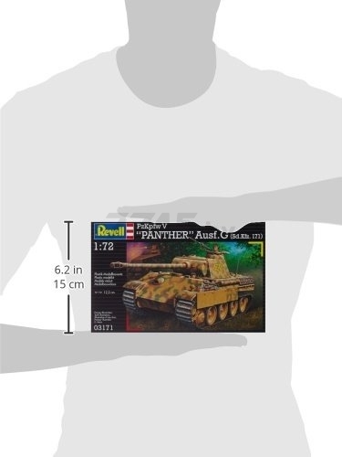 Сборная модель REVELL Немецкий танк Пантера PzKpfw V 1:72 (3171) - Фото 3