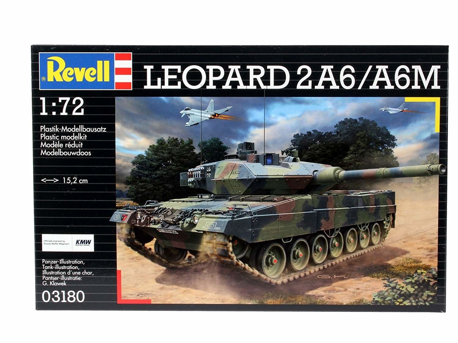 Сборная модель REVELL Немецкий танк Леопард 2A6/A6M 1:72 (3180) - Фото 2