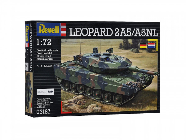 Сборная модель REVELL Немецкий танк Леопард 2А5/А5NL 1:72 (3187) - Фото 3