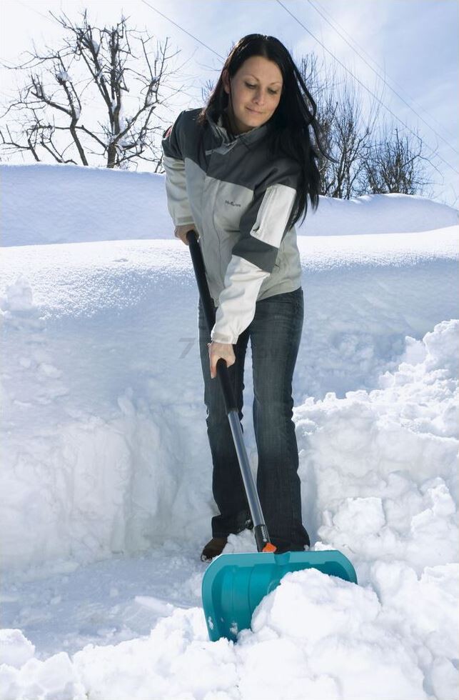 Лопата снеговая пластмассовая 400 мм GARDENA (03240-20) - Фото 9