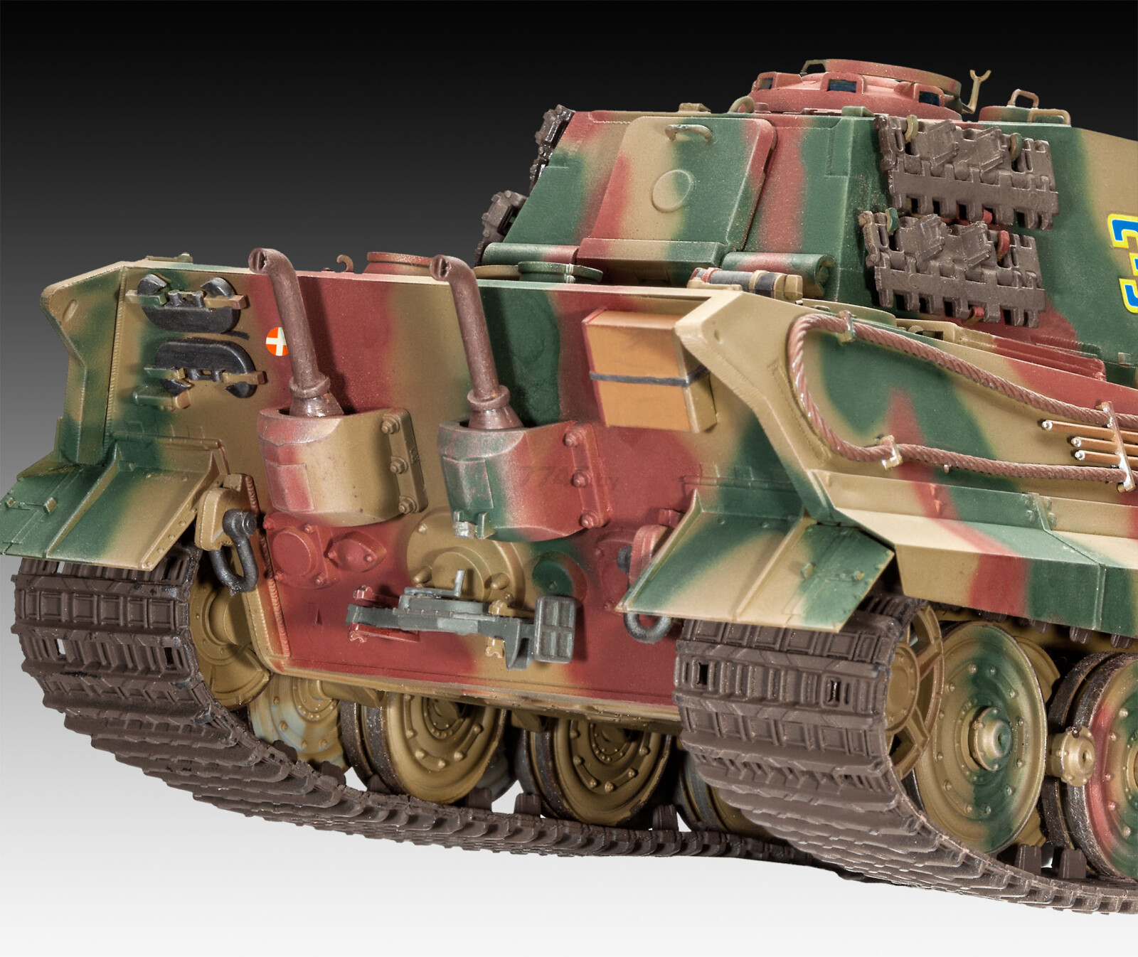 Сборная модель REVELL Немецкий тяжелый танк Tiger II Ausf B Henschel Turret 1:35 (3249) - Фото 3