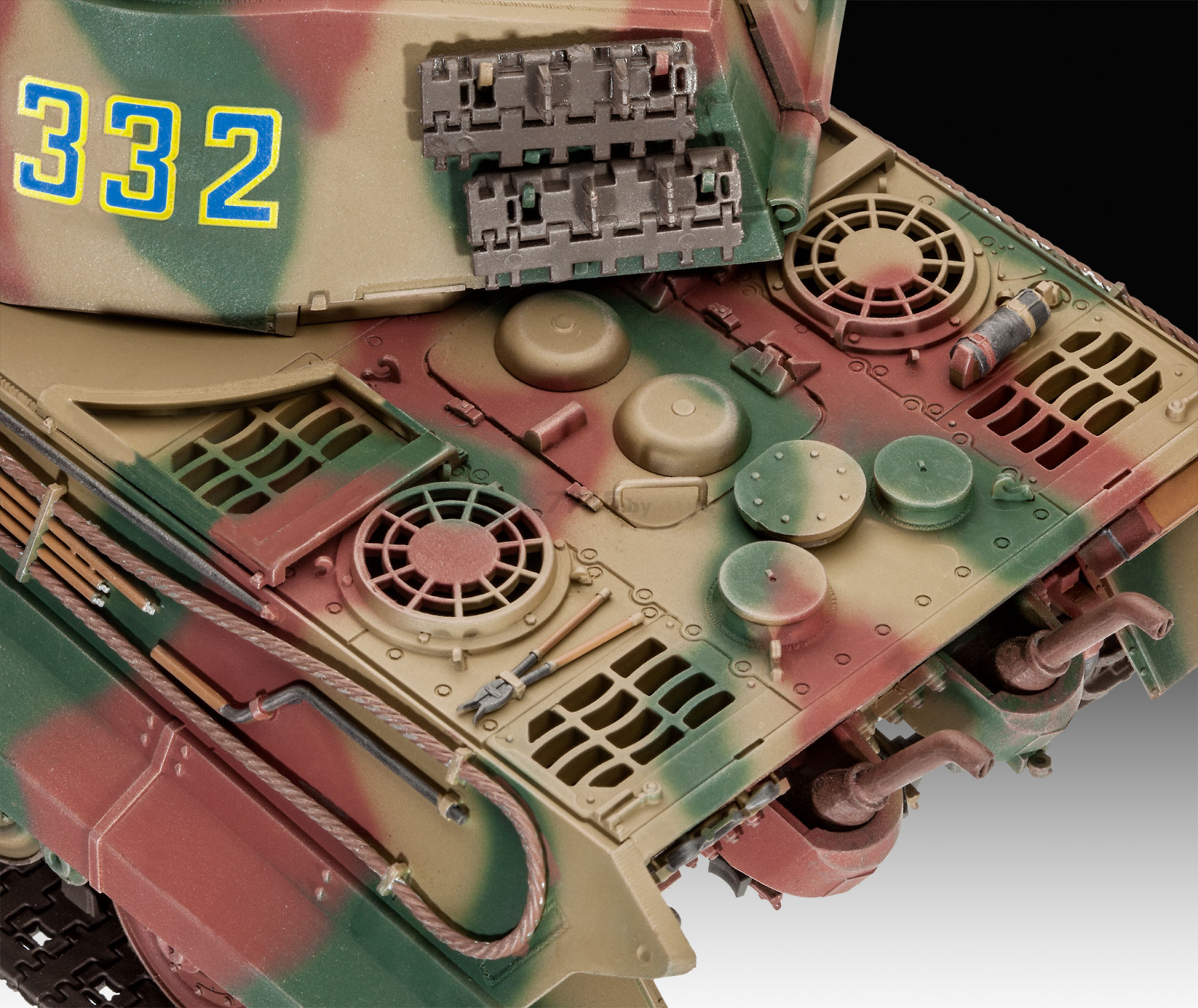 Сборная модель REVELL Немецкий тяжелый танк Tiger II Ausf B Henschel Turret 1:35 (3249) - Фото 5