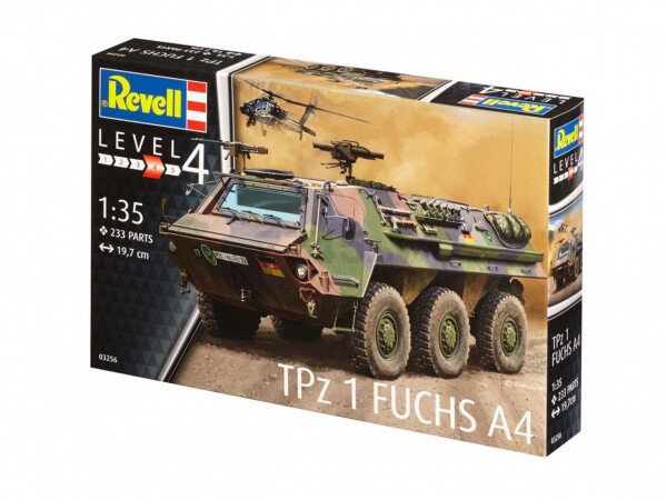 Сборная модель REVELL Немецкий бронетранспортер TPz 1 Fuchs A4 1:35 (3256) - Фото 6