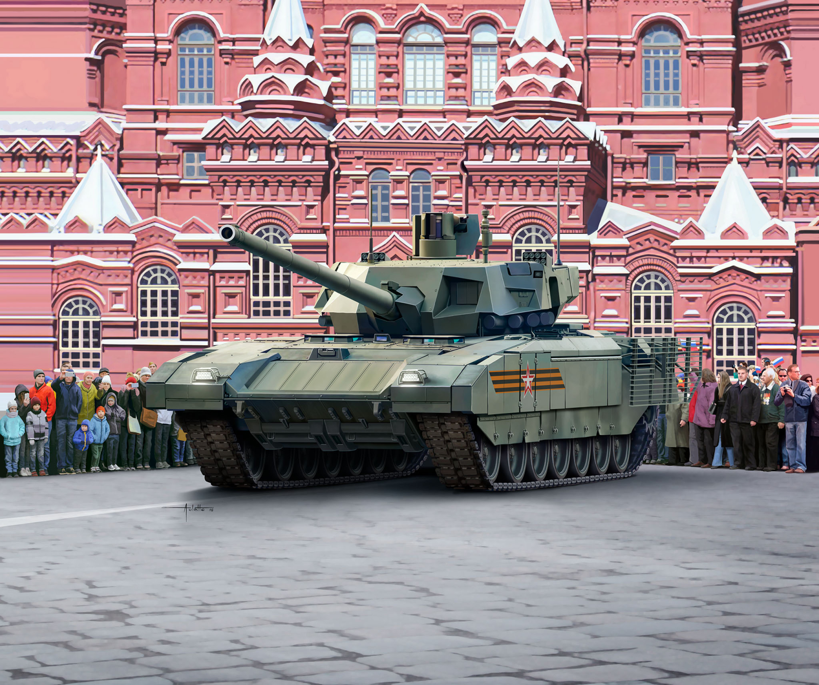 Сборная модель REVELL Российский основной танк Т-14 Армата 1:35 (03274) - Фото 7