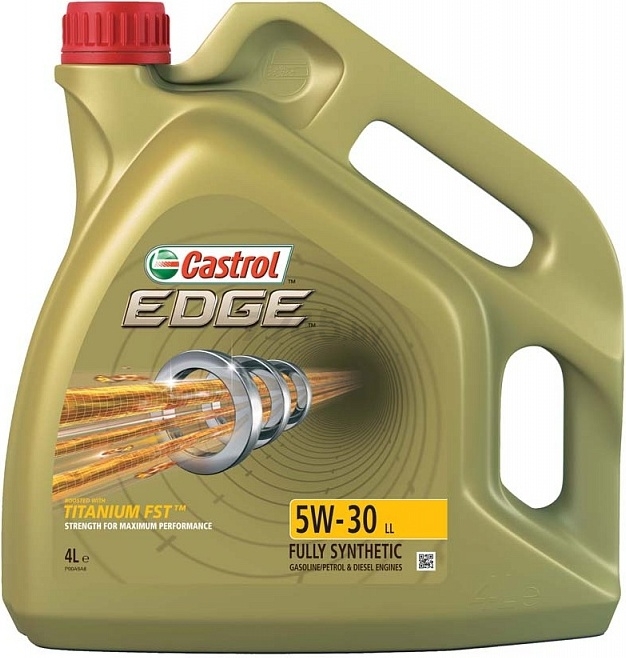 Моторное масло 5W30 синтетическое CASTROL Edge LL 4 л (15669A)