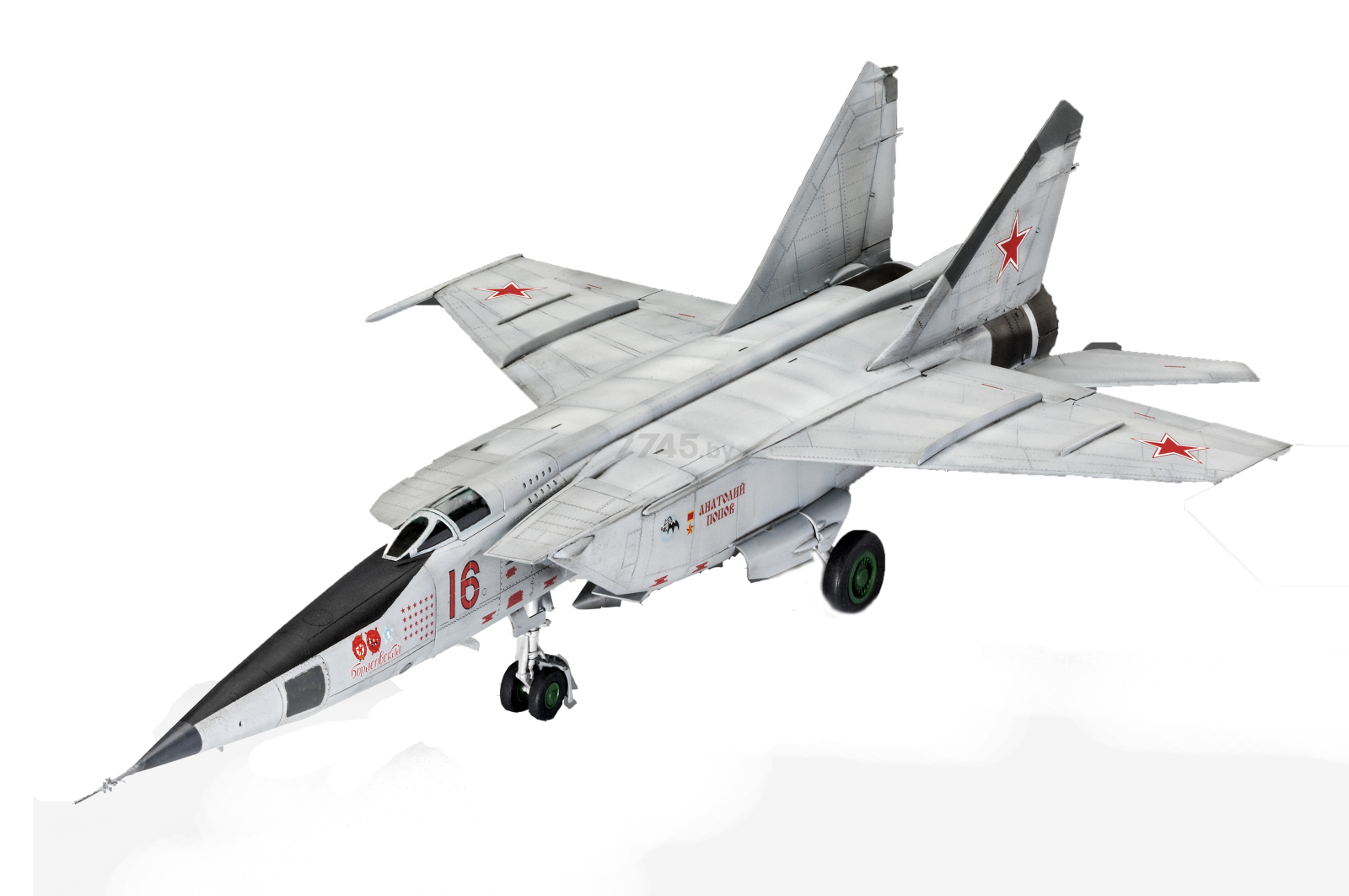 Сборная модель REVELL Советский сверхзвуковой истребитель-перехватчик MiG-25 RBT Foxbat B 1:72 (3878)