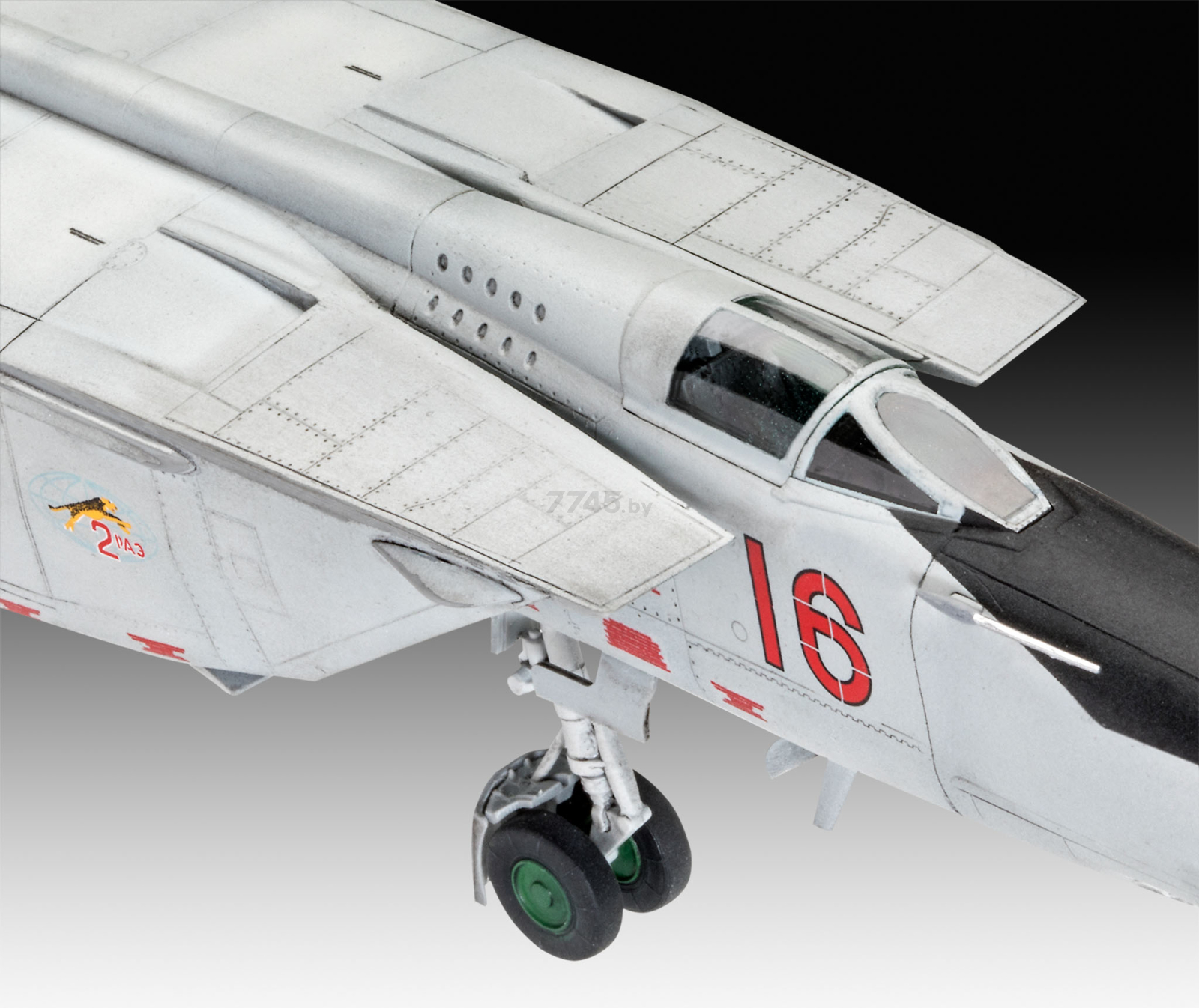 Сборная модель REVELL Советский сверхзвуковой истребитель-перехватчик MiG-25 RBT Foxbat B 1:72 (3878) - Фото 3