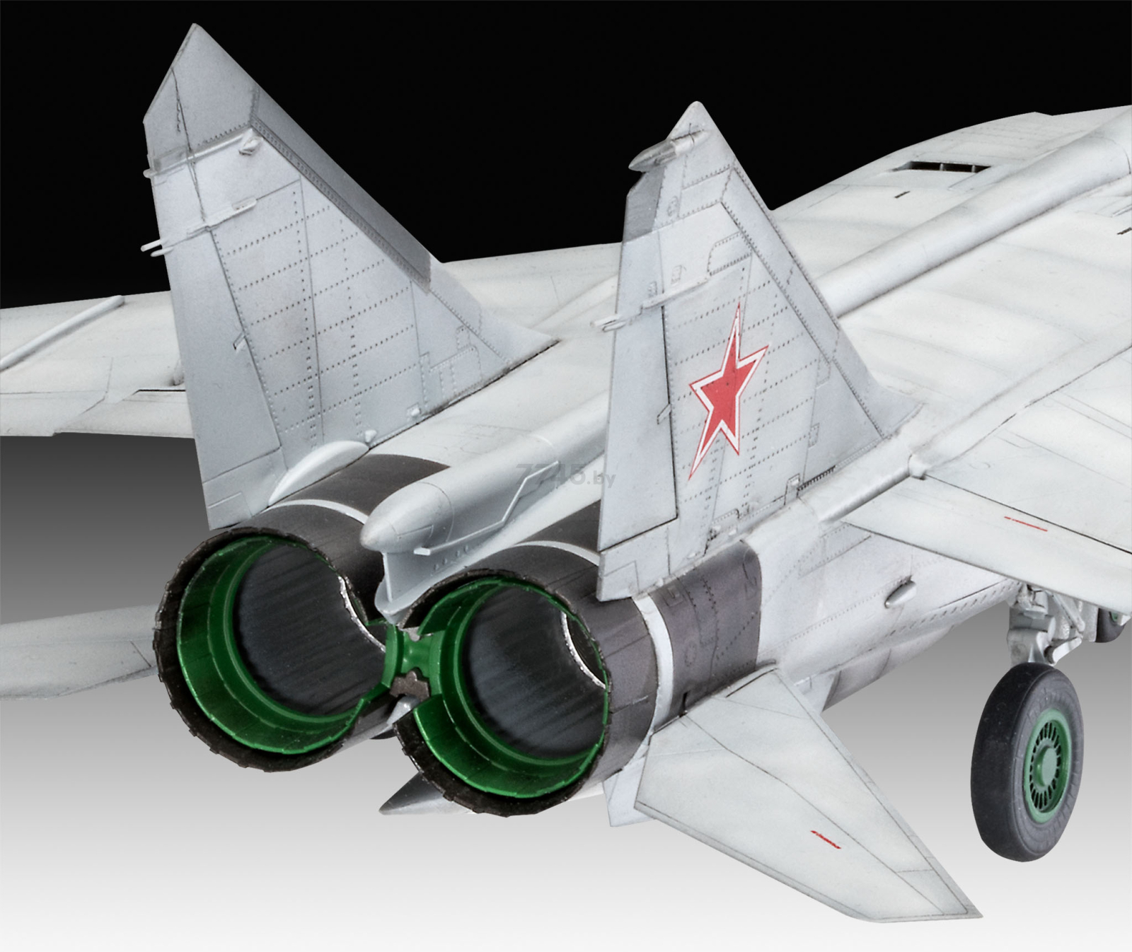 Сборная модель REVELL Советский сверхзвуковой истребитель-перехватчик MiG-25 RBT Foxbat B 1:72 (3878) - Фото 4