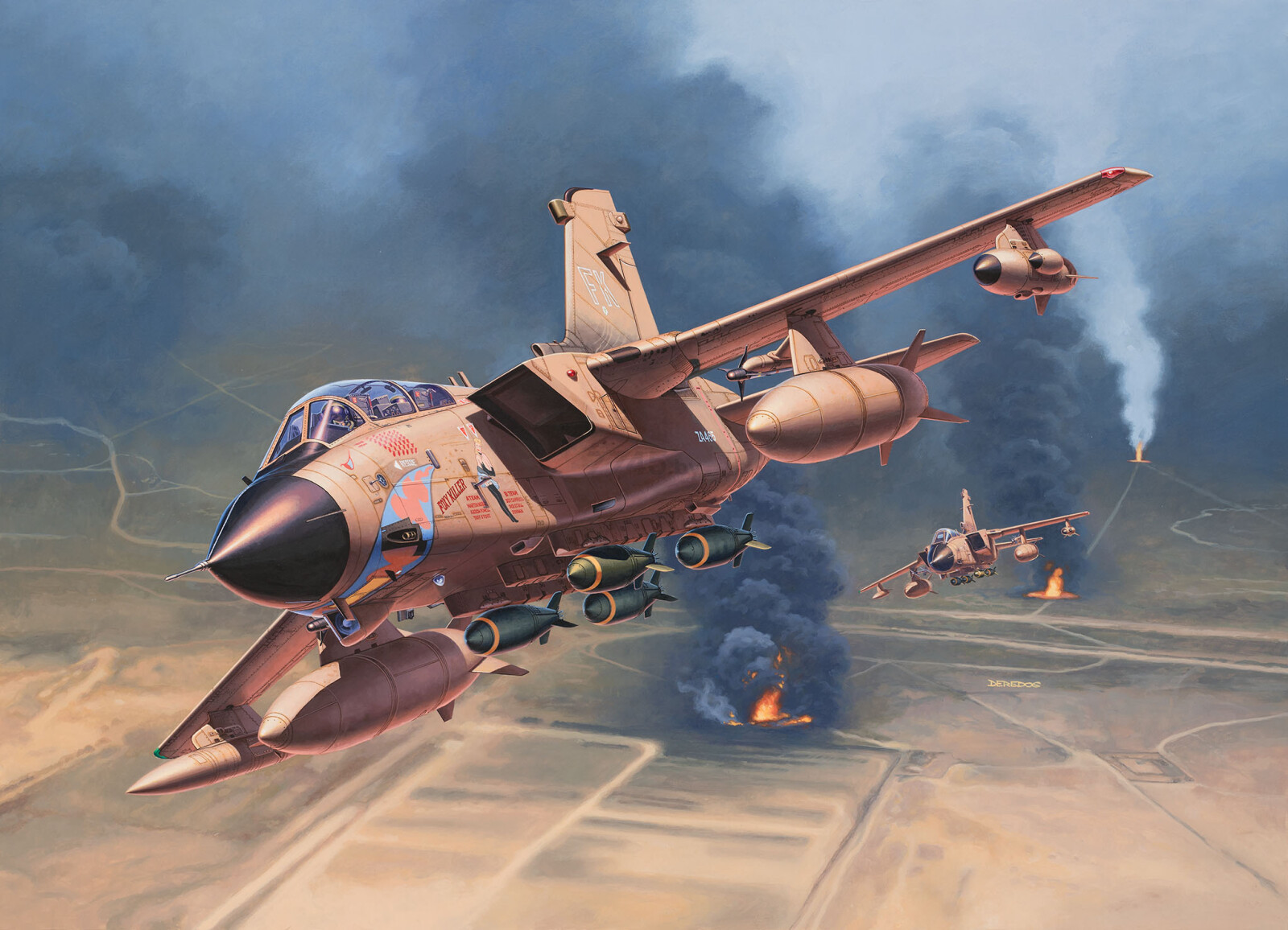 Сборная модель REVELL Истребитель-бомбардировщик Tornado GR Mk 1 RAF Gulf War 1:32 (3892) - Фото 7