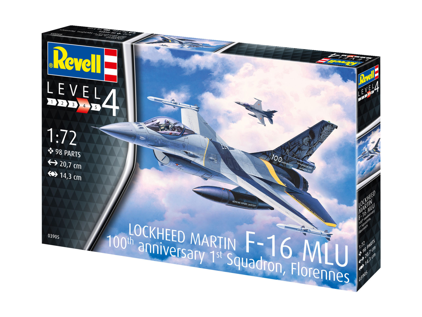 Сборная модель REVELL Многоцелевой истребитель F-16 Mlu 1:72 (3905) - Фото 7