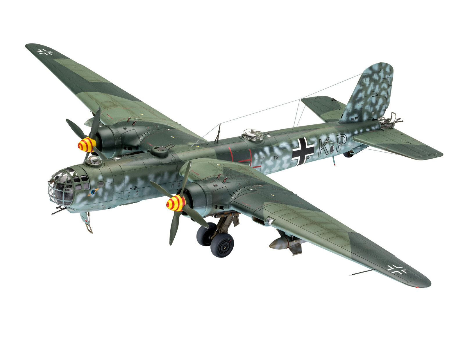 Сборная модель REVELL Немецкий тяжелый бомбардировщик Heinkel He177 A-5 Greif 1:72 (3913)