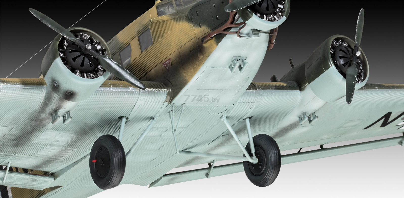 Сборная модель REVELL Немецкий самолет Junkers Ju52/3m 1:48 (3918) - Фото 5