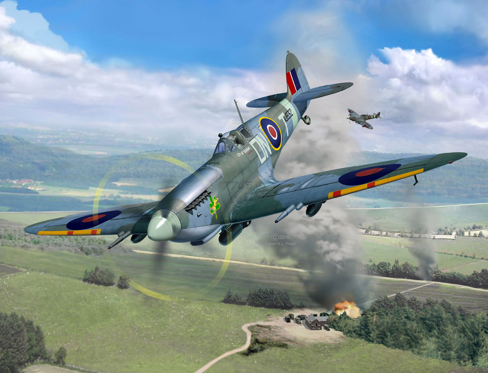 Сборная модель REVELL Британский истребитель Supermarine Spitfire Mk.Ixc 1:32 (03927) - Фото 5