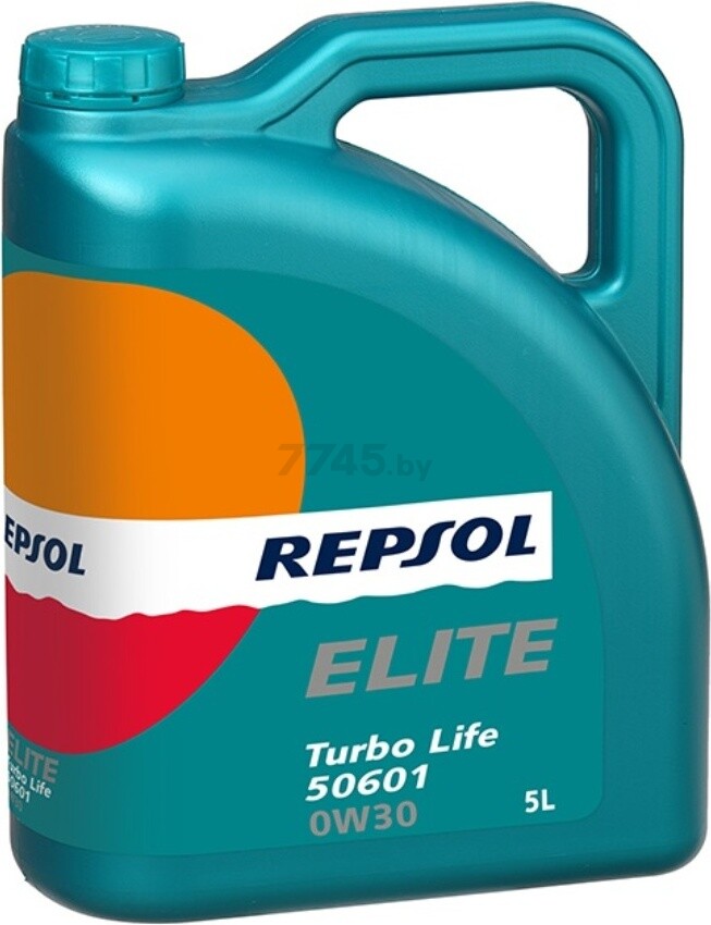 Моторное масло 0W30 синтетическое REPSOL Elite Turbo Life 50601 5 л (RP135V55)