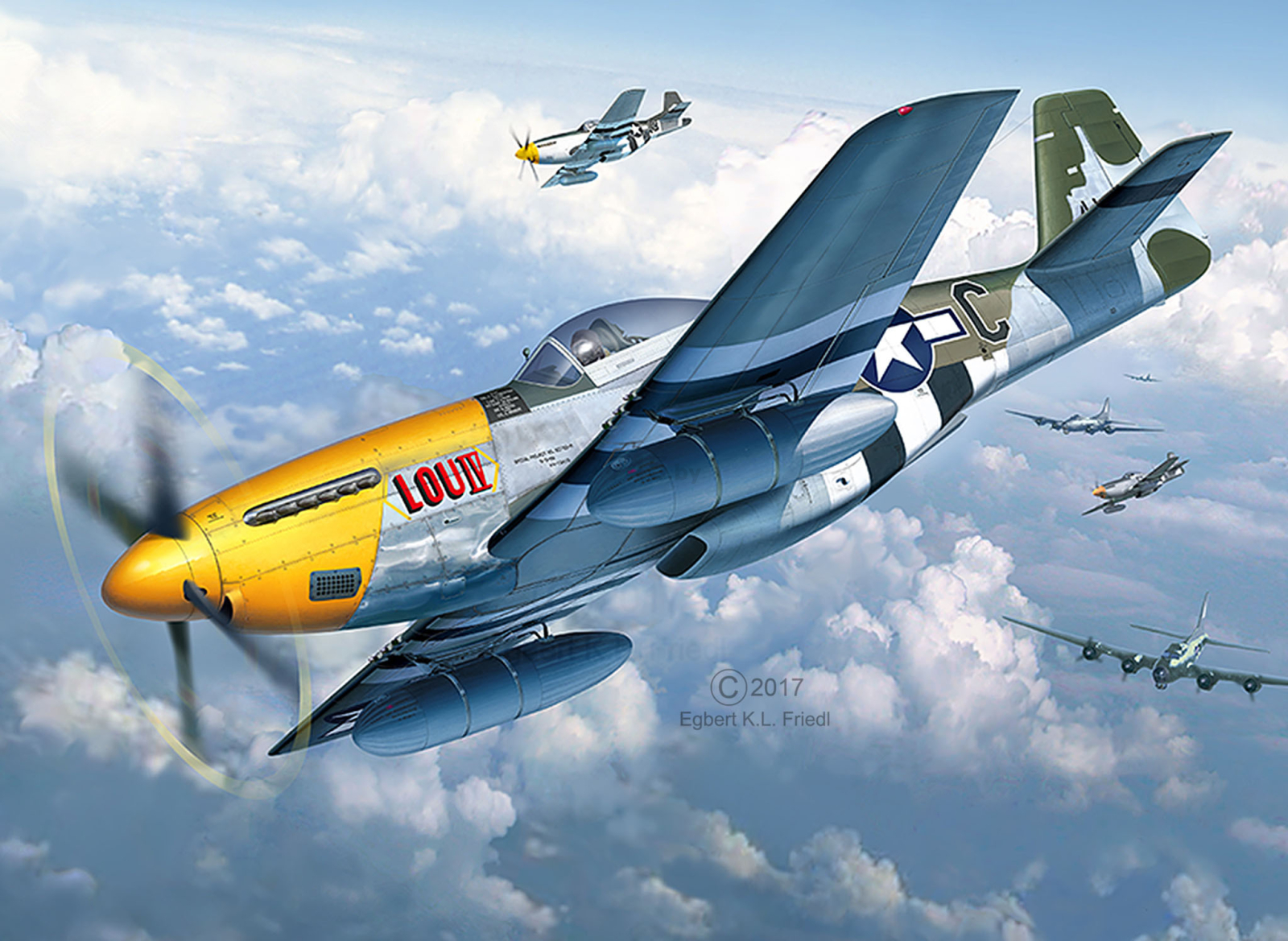 Сборная модель REVELL Американский истребитель P-51D Mustang 1:32 (03944) - Фото 9