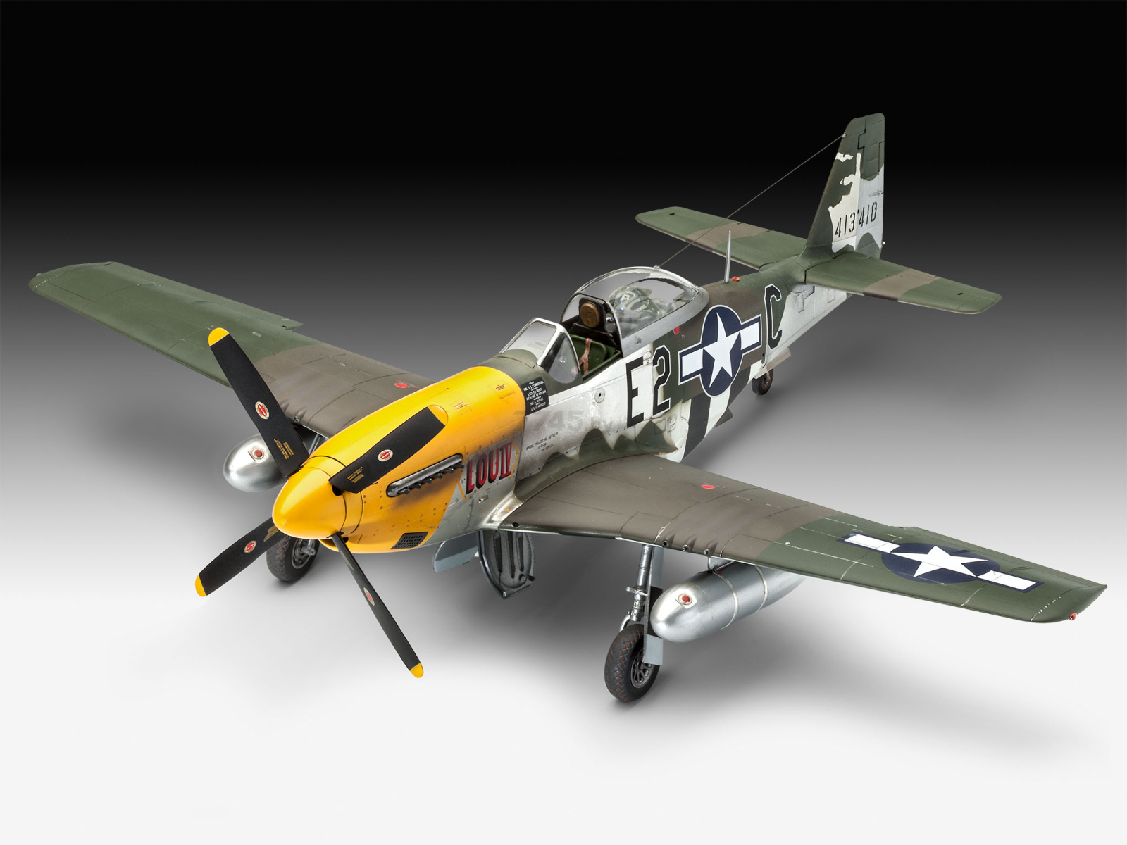 Сборная модель REVELL Американский истребитель P-51D Mustang 1:32 (03944) - Фото 2