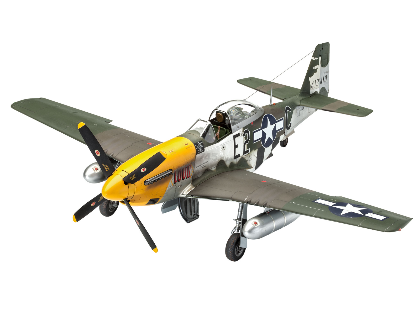 Сборная модель REVELL Американский истребитель P-51D Mustang 1:32 (03944)
