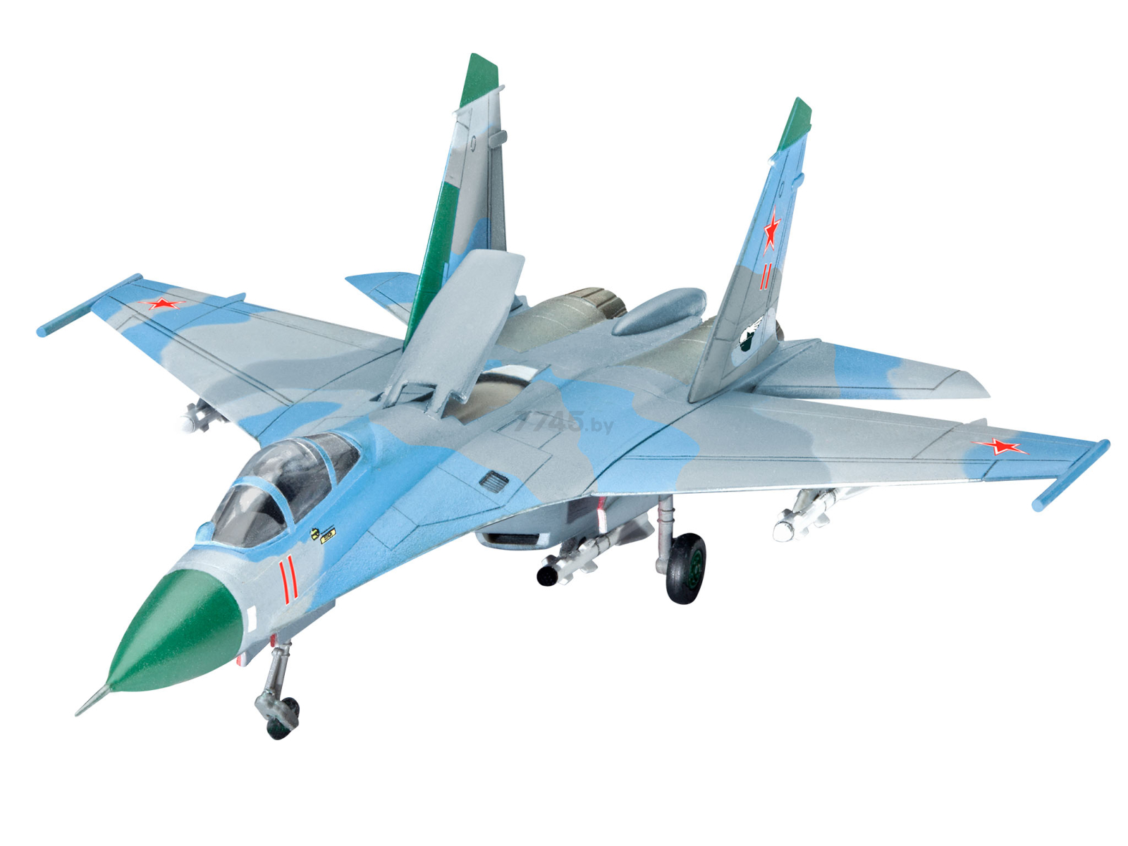 Сборная модель REVELL Многоцелевой советский истребитель Су-27 Flanker 1:144 (3948)
