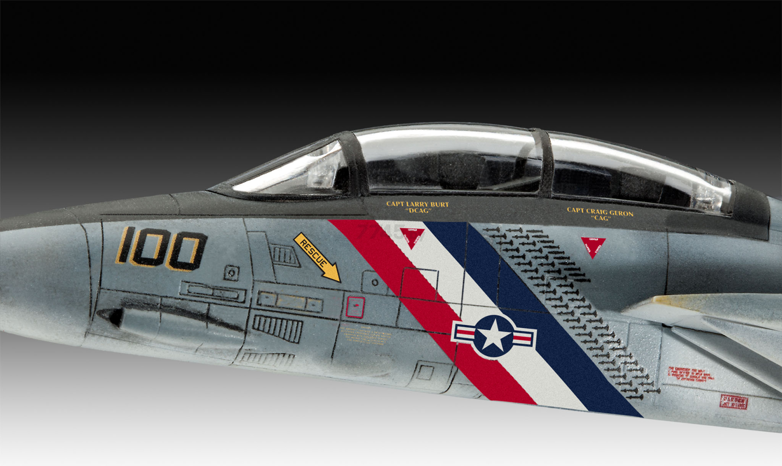 Сборная модель REVELL Палубный истребитель F-14D Super Tomcat 1:100 (3950) - Фото 5