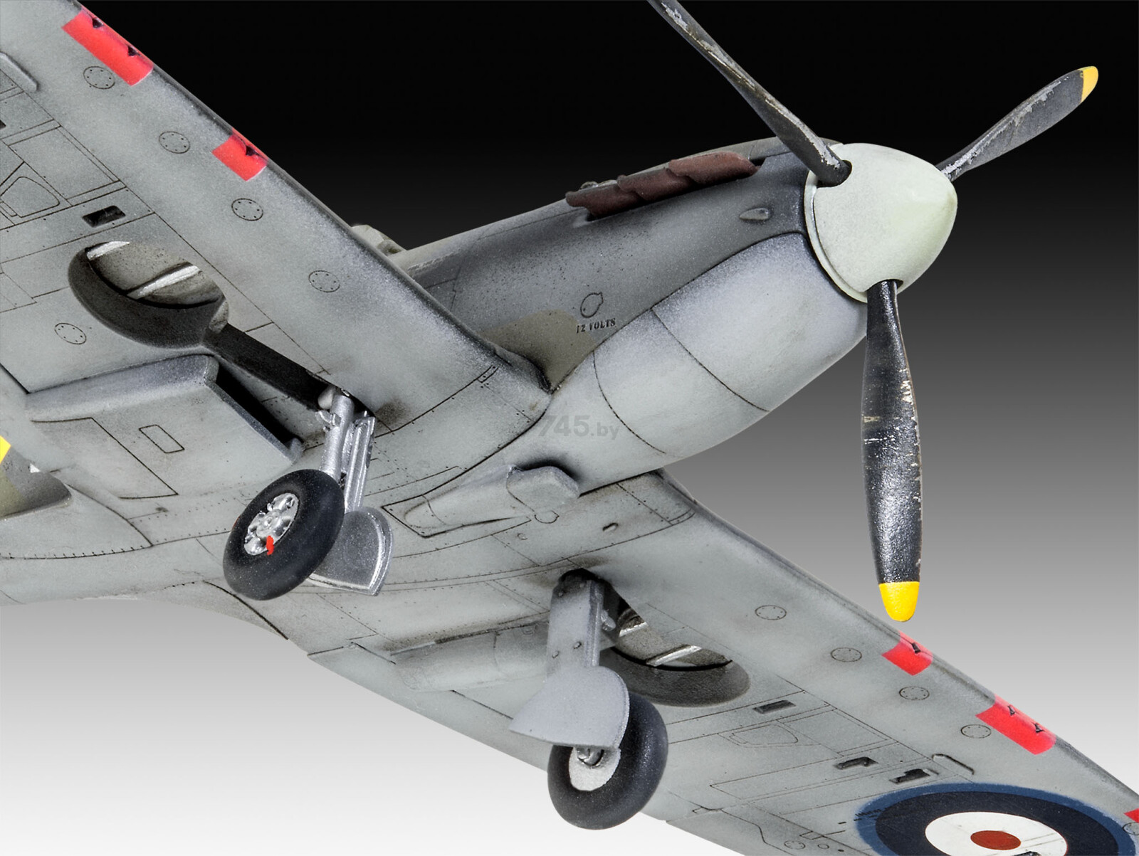 Сборная модель REVELL Британский истребитель Spitfire Mk Iia 1:72 (3953) - Фото 3
