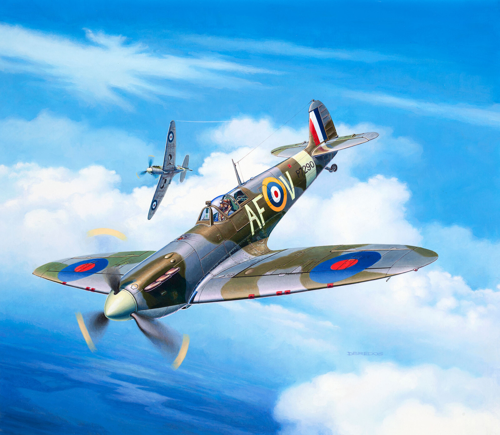 Сборная модель REVELL Британский истребитель Spitfire Mk Iia 1:72 (3953) - Фото 5