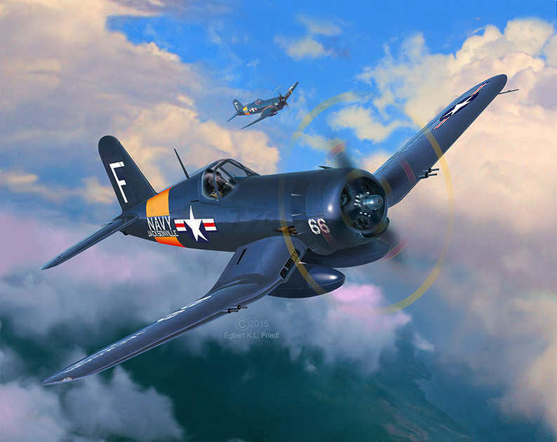 Сборная модель REVELL Истребитель F4U-4 Corsair 1:72 (3955) - Фото 6