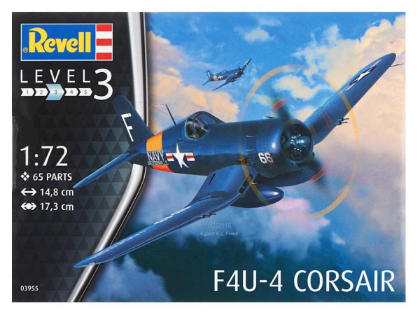 Сборная модель REVELL Истребитель F4U-4 Corsair 1:72 (3955) - Фото 7