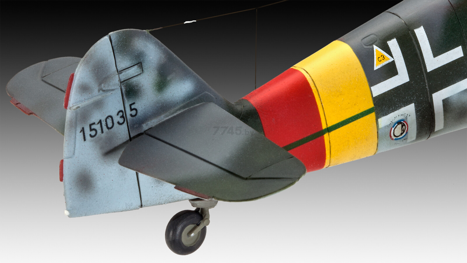 Сборная модель REVELL Немецкий истребитель Messerschmitt Bf109 G-10 (3958) - Фото 4