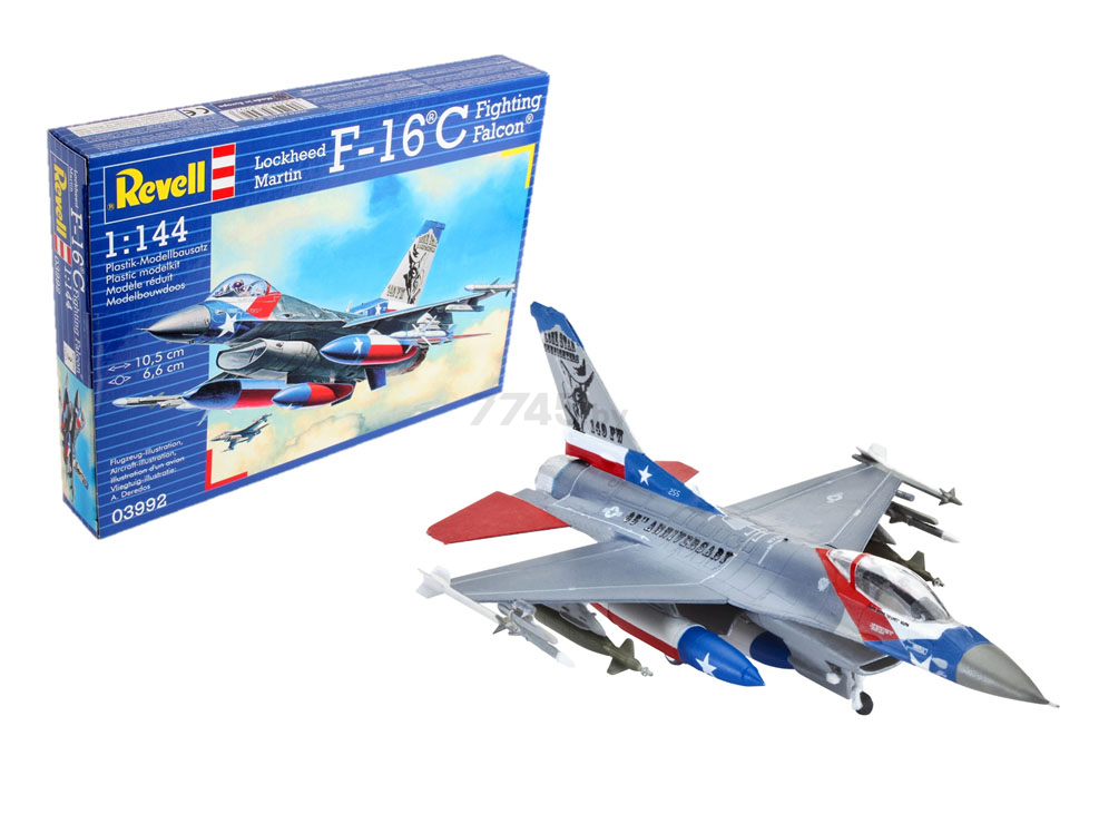 Сборная модель REVELL Американский истребитель F-16C Fighting Falcon 1:144 (3992) - Фото 2