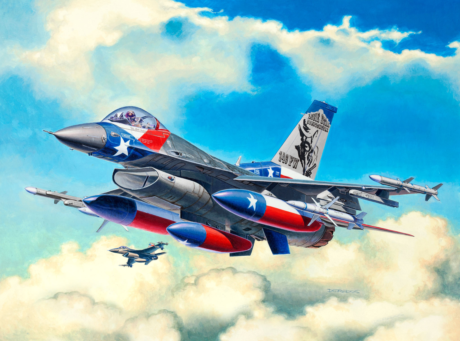 Сборная модель REVELL Американский истребитель F-16C Fighting Falcon 1:144 (3992) - Фото 3