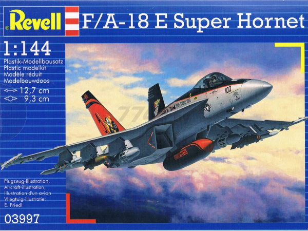 Сборная модель REVELL Самолет F/A-18E Super Hornet 1:144 (3997) - Фото 2